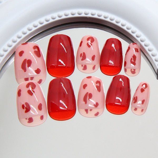 12 Sizes-24 Pcs Press On Nails R904