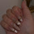 12 Sizes-24 Pcs Press On Nails MY202