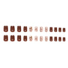 12 Sizes-24 Pcs Press On Nails W1805