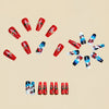 12 Sizes-24 Pcs Press On Nails Y1193