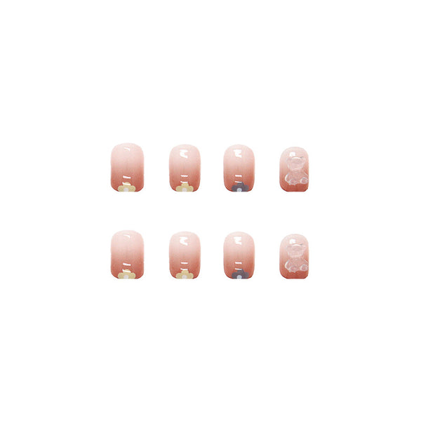 12 Sizes-24 Pcs Press On Nails Z323
