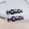 12 Sizes-24 Pcs Press On Nails K015