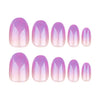 12 Sizes-24 Pcs Press On Nails JP3435