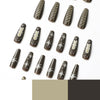 12 Sizes-24 Pcs Press On Nails JP1907