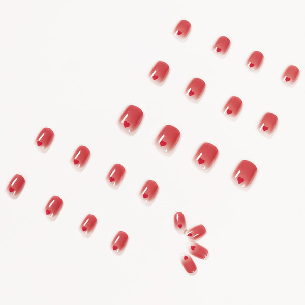 12 Sizes-24 Pcs Press On Nails JP1036