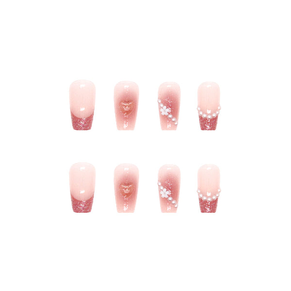12 Sizes-24 Pcs Press On Nails Z446