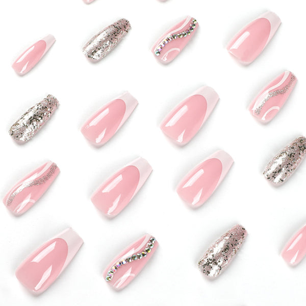 12 Sizes-24 Pcs Press On Nails JP2286