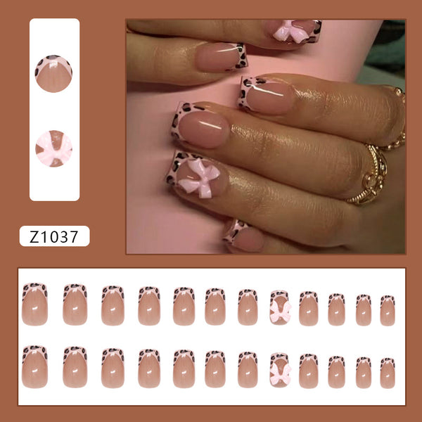 12 Sizes-24 Pcs Press On Nails Z1037