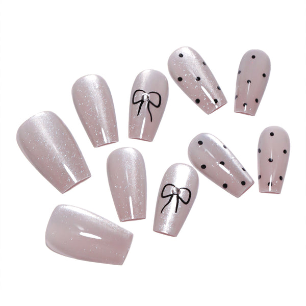 12 Sizes-24 Pcs Press On Nails nail-accessory
