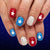 12 Sizes-24 Pcs Press On Nails C1719