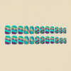 12 Sizes-24 Pcs Press On Nails Y1741
