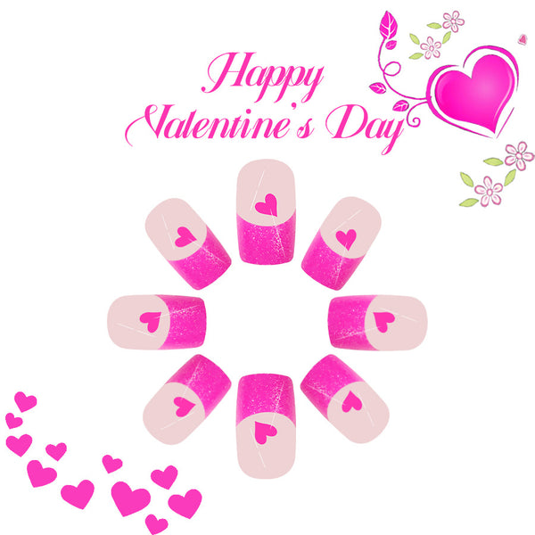 12 Sizes-24 Pcs Press On Nails C746