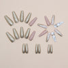 12 Sizes-24 Pcs Press On Nails W1020