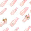 12 Sizes-24 Pcs Press On Nails JP1615