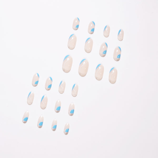 12 Sizes-24 Pcs Press On Nails JP1351