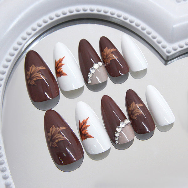 12 Sizes-24 Pcs Press On Nails Z1022