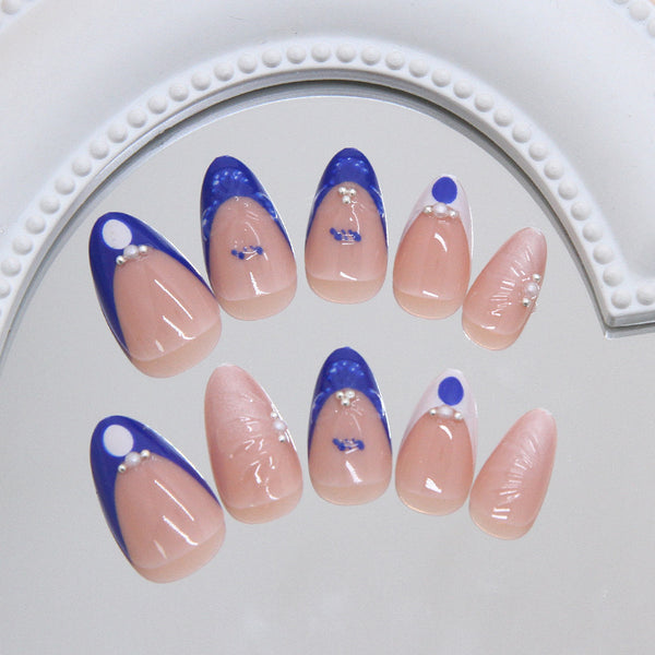 12 Sizes-24 Pcs Press On Nails Z1153