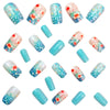 12 Sizes-24 Pcs Press On Nails Y1027