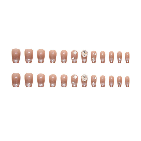 12 Sizes-24 Pcs Press On Nails MY016