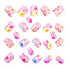 12 Sizes-24 Pcs Press On Nails Y1782