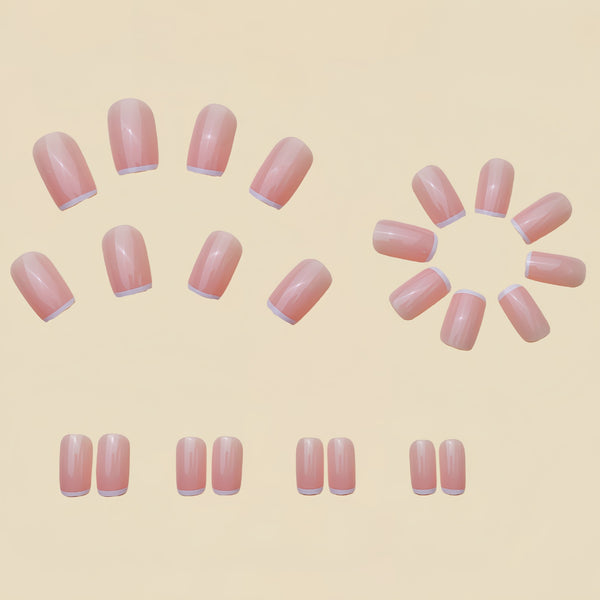 12 Sizes-24 Pcs Press On Nails Y151