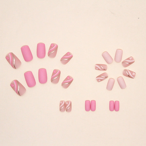 12 Sizes-24 Pcs Press On Nails W327