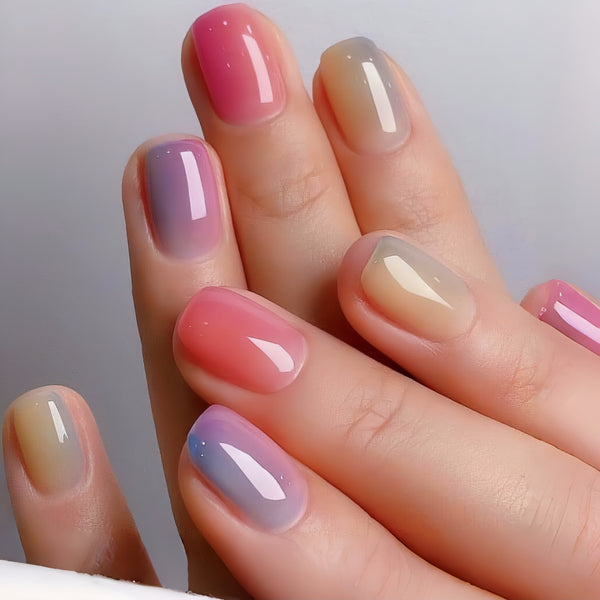 12 Sizes-24 Pcs Press On Nails Y1738