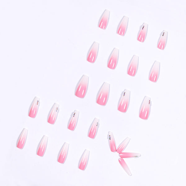 12 Sizes-24 Pcs Press On Nails JP1064