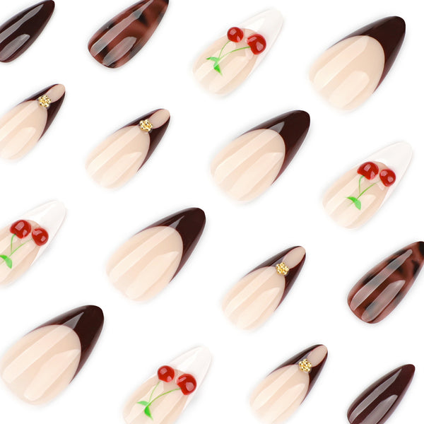 12 Sizes-24 Pcs Press On Nails JP3999