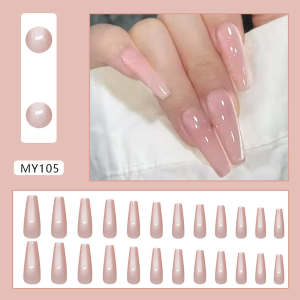 12 Sizes-24 Pcs Press On Nails MY105