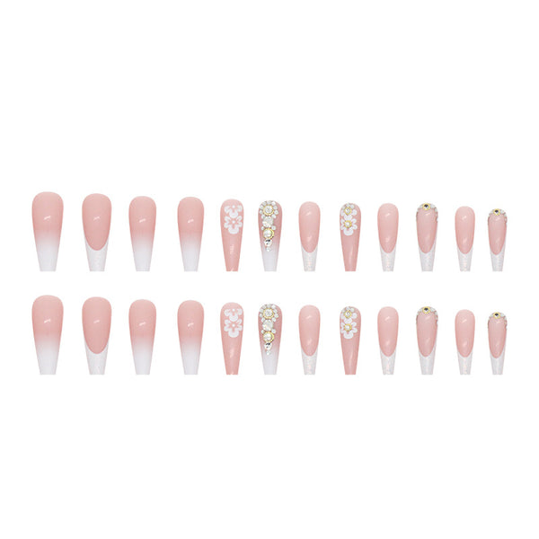 12 Sizes-24 Pcs Press On Nails Z713