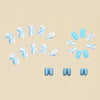12 Sizes-24 Pcs Press On Nails Y107