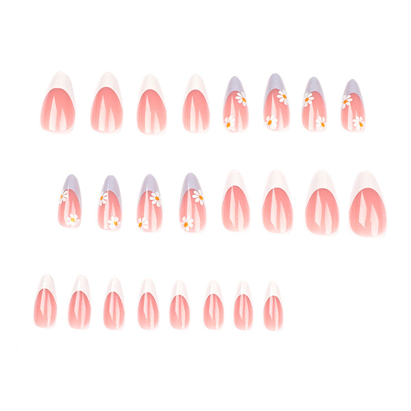 12 Sizes-24 Pcs Press On Nails JP1485