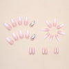 12 Sizes-24 Pcs Press On Nails Z623
