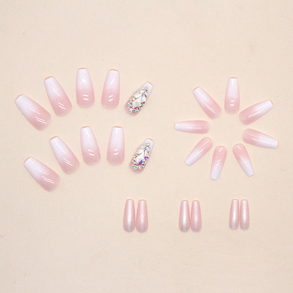 12 Sizes-24 Pcs Press On Nails Z623