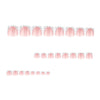 12 Sizes-24 Pcs Press On Nails JP4246
