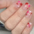 12 Sizes-24 Pcs Press On Nails C268