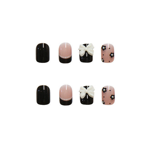 12 Sizes-24 Pcs Press On Nails Z059