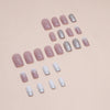 12 Sizes-24 Pcs Press On Nails W1481