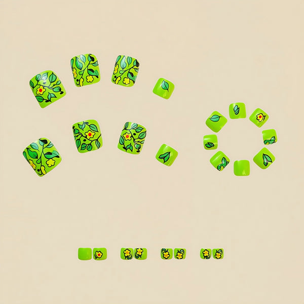12 Sizes-24 Pcs Press On Nails Y593
