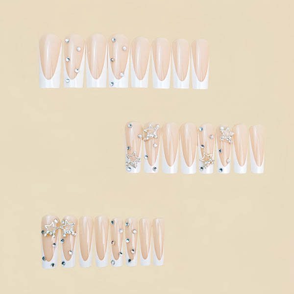 12 Sizes-24 Pcs Press On Nails Y870