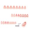 12 Sizes-24 Pcs Press On Nails JP3861