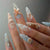 12 Sizes-24 Pcs Press On Nails Z956