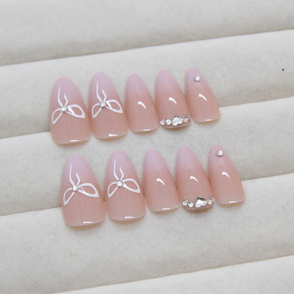 12 Sizes-24 Pcs Press On Nails Z895