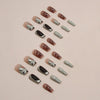 12 Sizes-24 Pcs Press On Nails R650