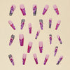 12 Sizes-24 Pcs Press On Nails Y069