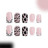 12 Sizes-24 Pcs Press On Nails C420