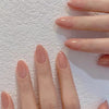 Almond Medium Pink Press on Nails