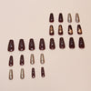 12 Sizes-24 Pcs Press On Nails W1836