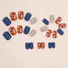 12 Sizes-24 Pcs Press On Nails W1386
